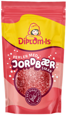 Jordbærperler 80g Diplom-is