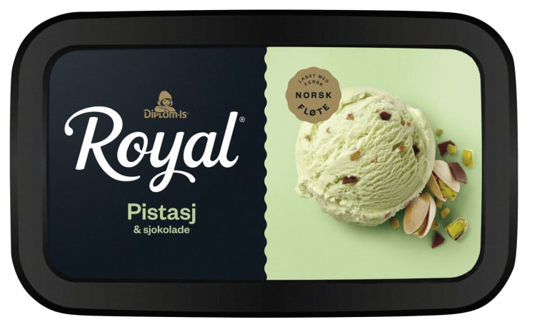 Royal Is Pistasj&Sjokolade 0.9l Diplom-Is