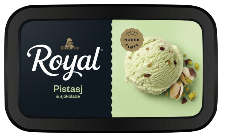 Royal Is Pistasj&Sjokolade 0.9l Diplom-Is