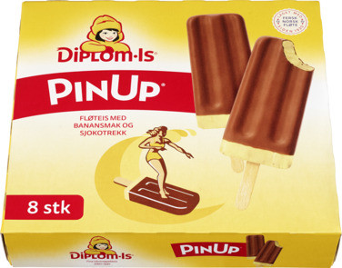 Diplom-is Pinup Banan 8stk