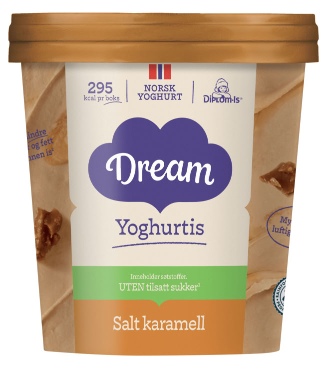 Dream Yoghurtis Salt Karamel 450ml Diplom-Is