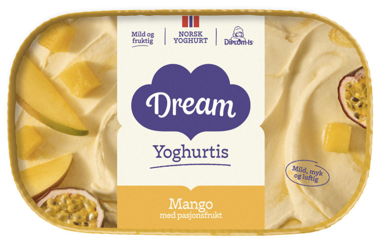 Dream Yoghurtis Mango&Pasjon 640ml Diplom-Is
