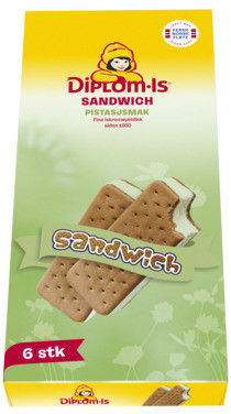 Sandwich Pistasj 6pk Diplom-is