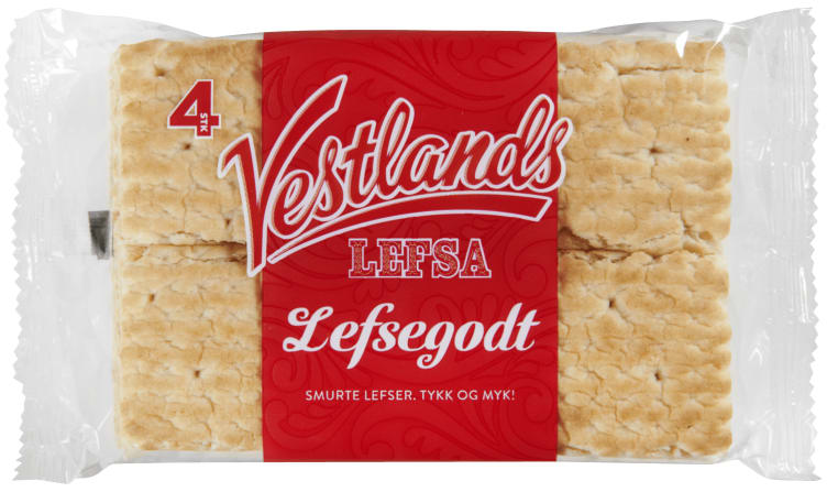 Vestlandslefsa m/Smørkrem 4pk 230g