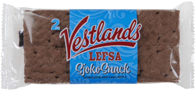 Vestlandslefsa Sjokosnack 2pk 75g