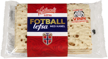 Fotball-lefsa 160g Vestlandslefsa