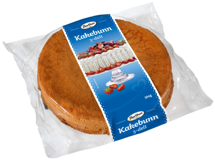 Kakebunn 3-Delt 360g Berthas