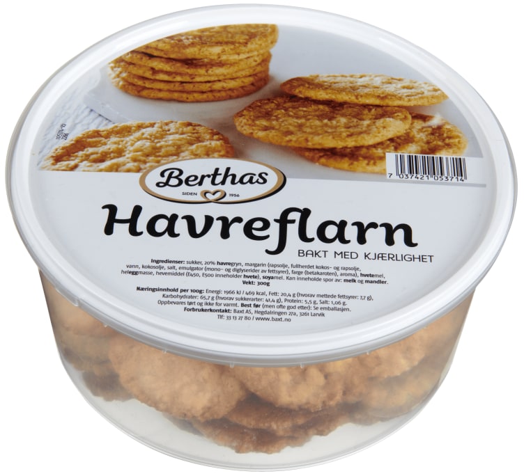 Havreflarn 300g Berthas