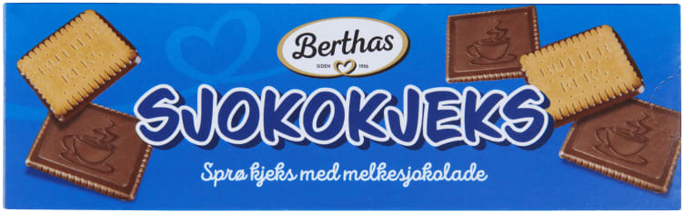 Sjokokjeks 125g Berthas