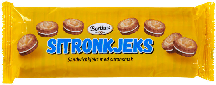 Sitronkjeks 250g Berthas