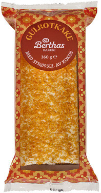 Gulrotkake 360g Berthas