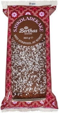 Sjokoladekake 360g Berthas