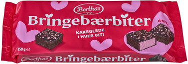Bringebærbiter 8stk Berthas