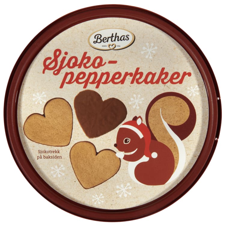 Sjokopepperkaker 325g Berthas