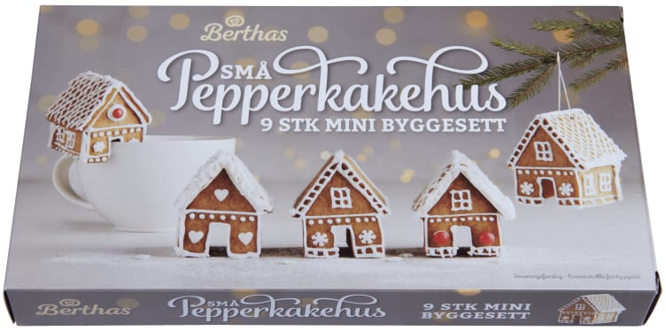 Pepperkakehus Mini Byggesett 320g Berthas