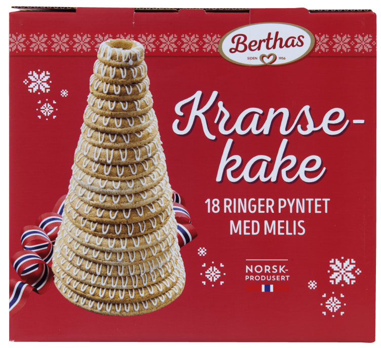 Kransekake 18 Ringer 900g Berthas