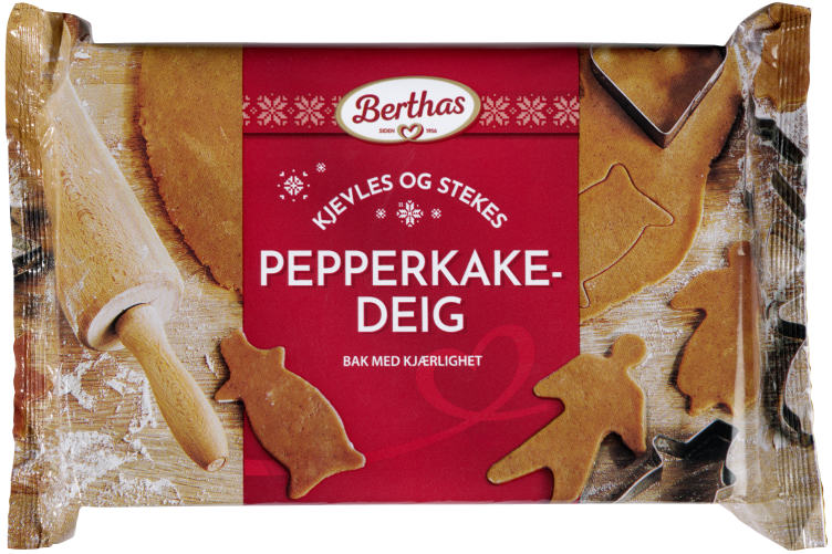 Pepperkakedeig 950g Berthas