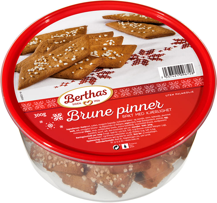 Brune Pinner 300g Berthas