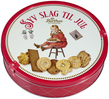 7 Slag Julekaker 600g Berthas