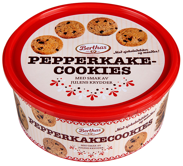 Pepperkakecookies 280g Berthas