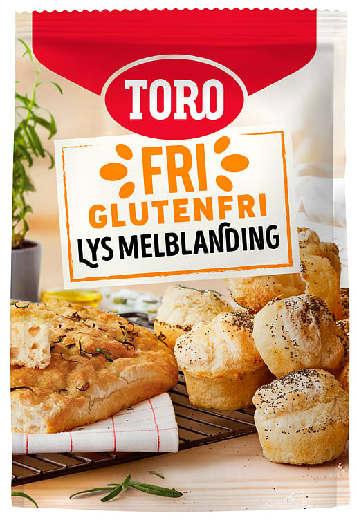 Melblanding Lys glutenfri 375g Toro