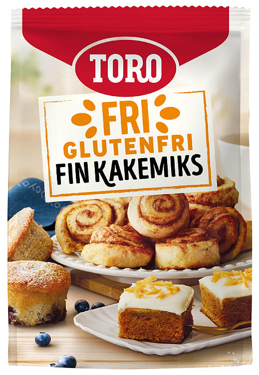 Kakemix Fin glutenfri 370g Toro