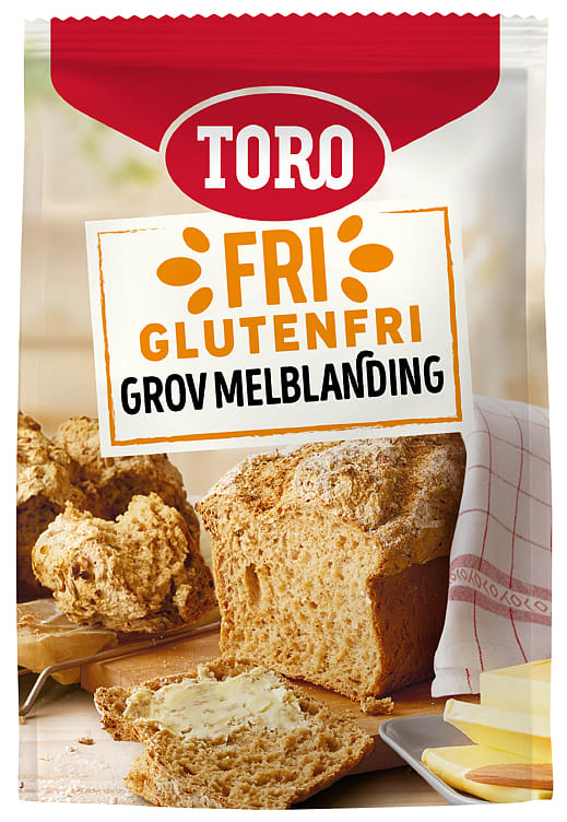 Melblanding Grov glutenfri 415g Toro