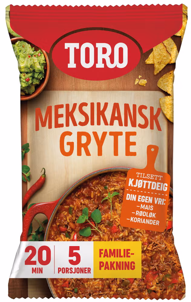 Meksikansk gryte Familiepakning, 284 g