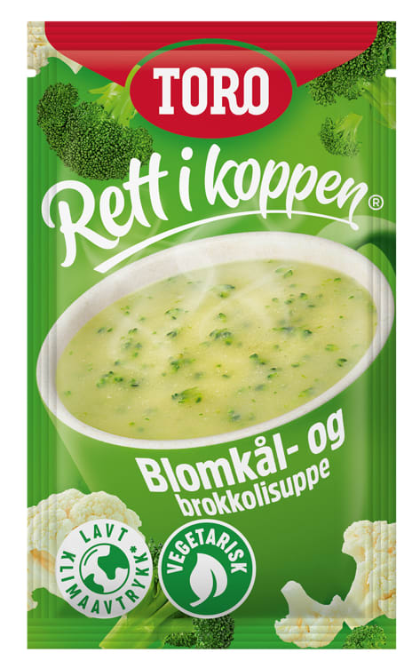 Blomkål&Brokkoli Suppe 22g Rett i Koppen