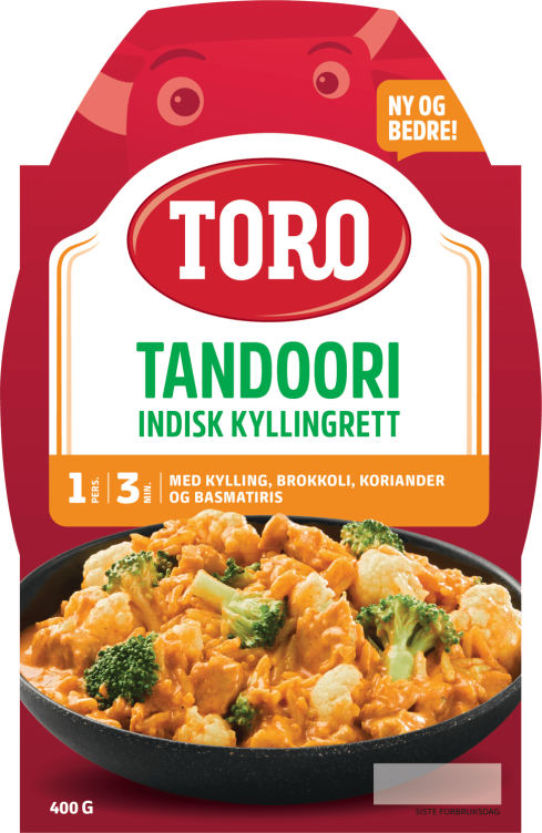 Kyllinggryte Tandoori 400g Velbekomme