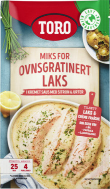 Toro Miks For Ovnsgratinert Laks 26 g