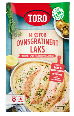 Toro Miks For Ovnsgratinert Laks 26 g