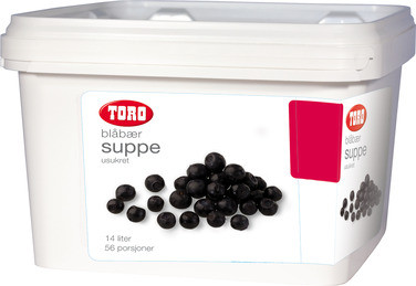 Toro Blåbærsuppe Lavt Sukkerinnhold 3x0.7kg