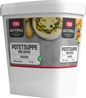 Potetsuppe Urter Olivenol Pulver Toro