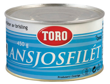 Ansjosfilet 450g Toro