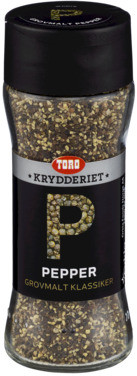 Pepper Sort Grovmalt 68g TORO