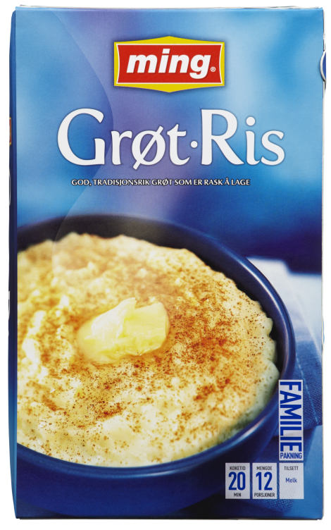 Grøtris Familie 800g Ming