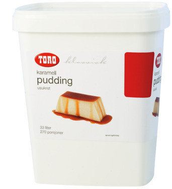 Karamellpudding Usukret Klassi Toro
