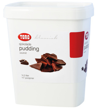 Sjokoladepudding Usukret Klass Toro