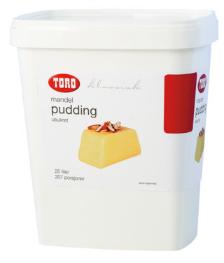 Mandelpudding Usukret Klassisk Toro
