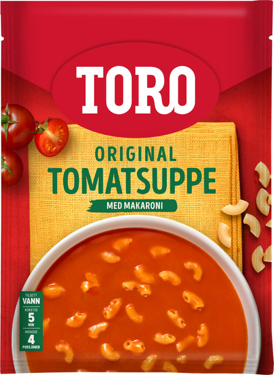 Tomatsuppe m/Makaroni 119g Toro