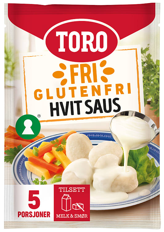 Hvit Saus glutenfri 19g Toro