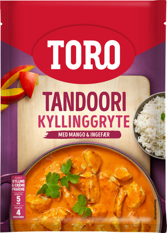 Kyllinggryte 80g Tandoori Toro