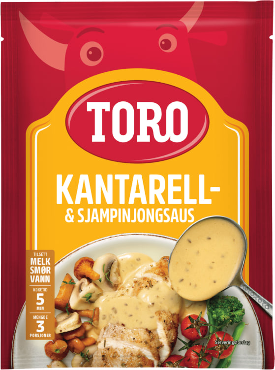 Kantarell & Sjampinjong Saus 23g Toro