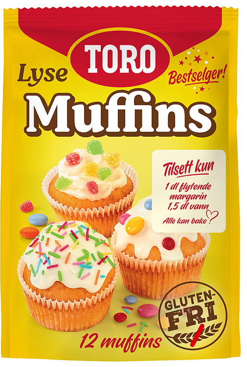 Muffins Mix Lyse 331g Toro