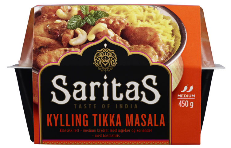 Kylling Tikka Masala 450g Saritas