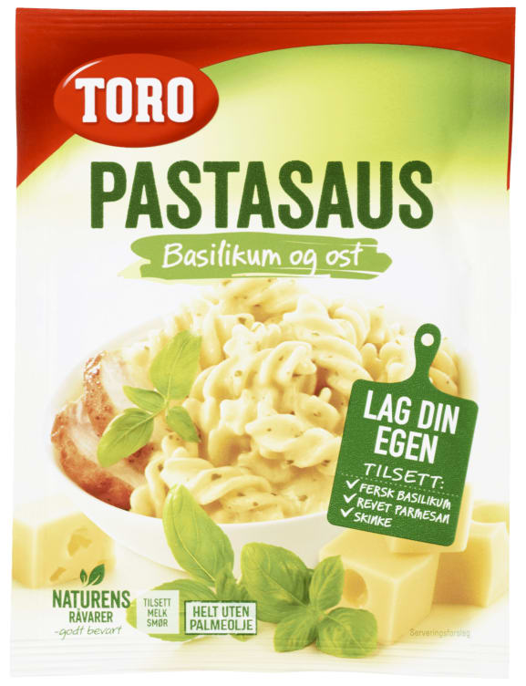 Pastasaus Basilikum&Ost 32g Toro