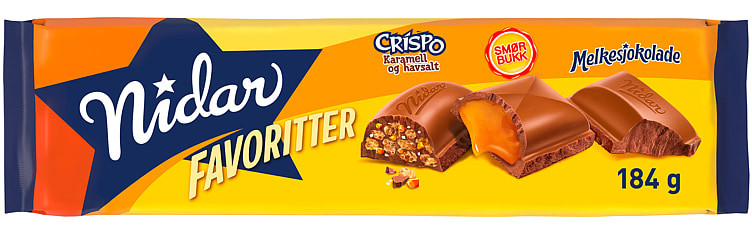 Favoritter Gul 184g Nidar