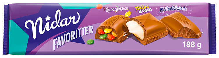 Favoritter Blå 188g Nidar