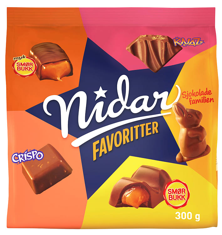 Nidar Favoritter Smørbukk 300g